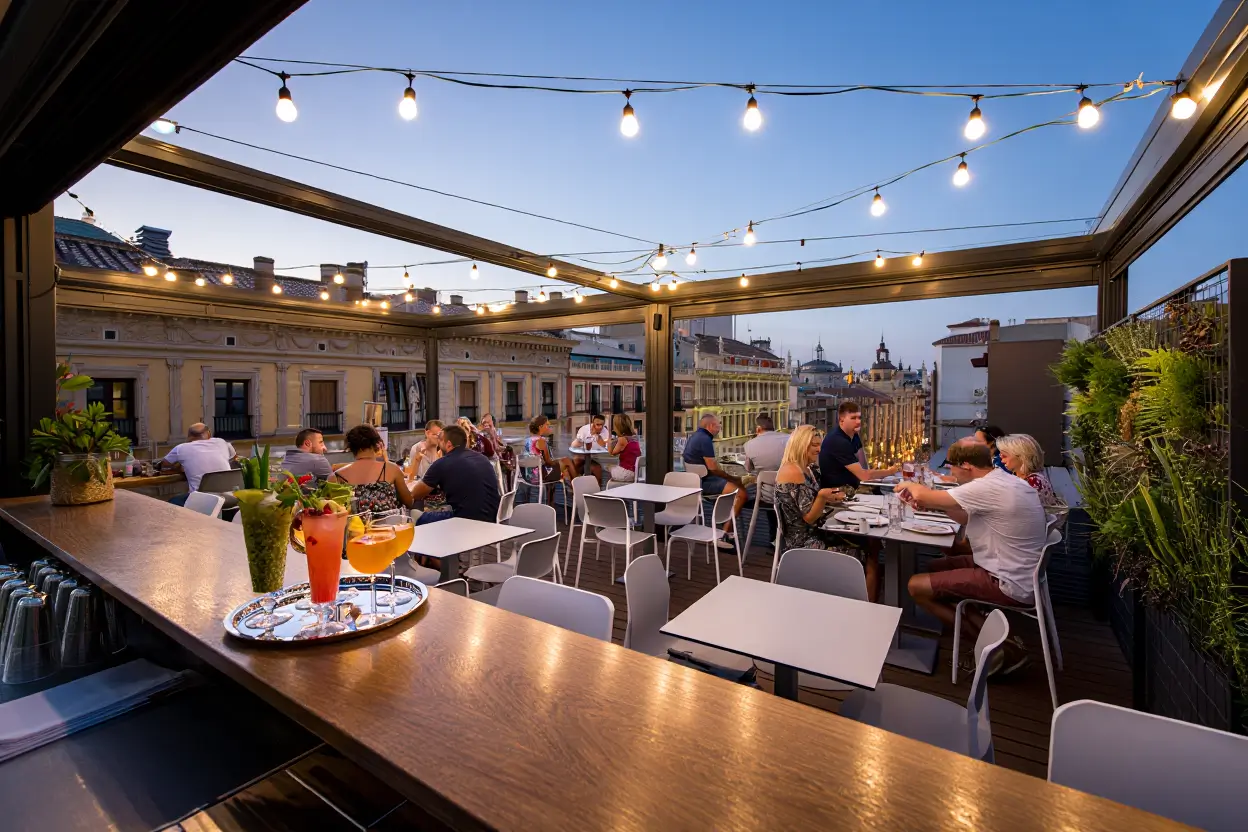 Cócteles y una carta de terraceo con "cocina salvaje" para animar un céntrico paseo de Zaragoza