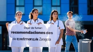 Las enfermeras de Zaragoza lanzan recomendaciones para dejar de fumar