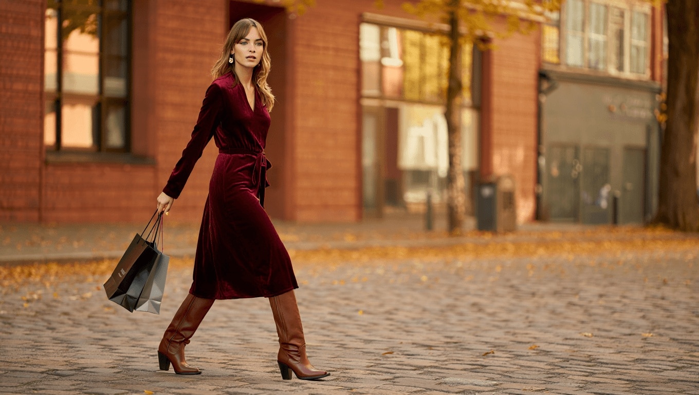 Las compras de Stradivarius de la semana: básicos de otoño, vestidos midi y botas de estilo cowboy