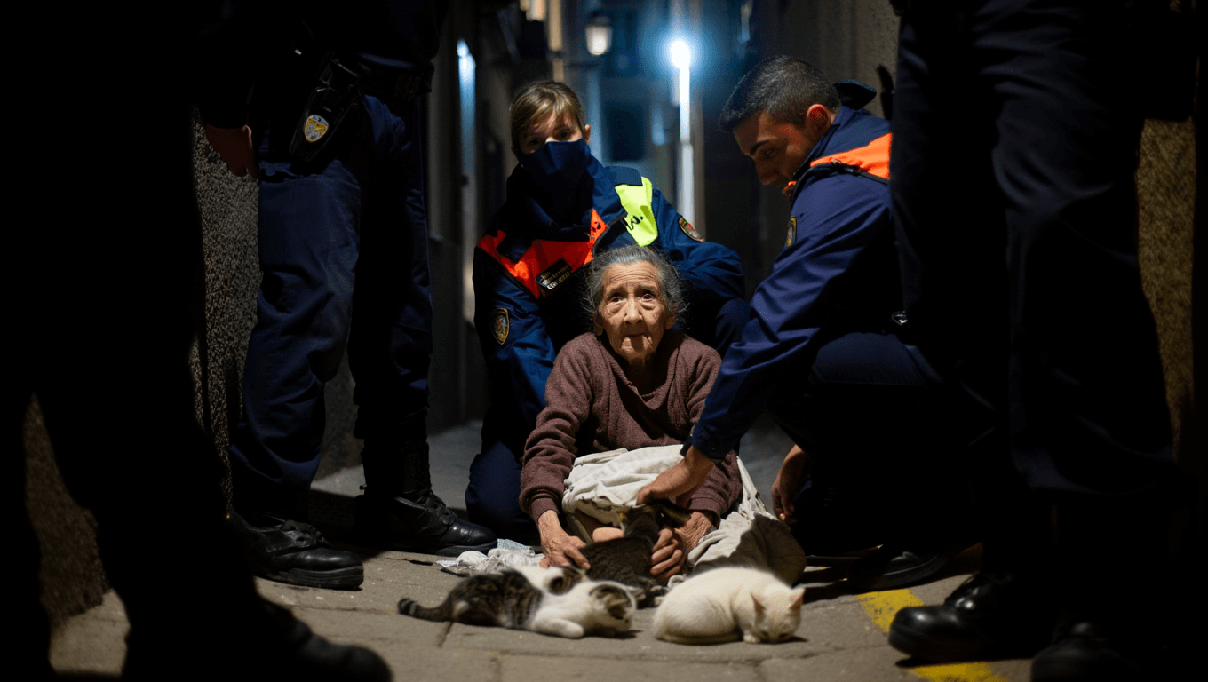 Manhunt for son after police rescue elderly woman from living among dead cats and squalor in Bilbao