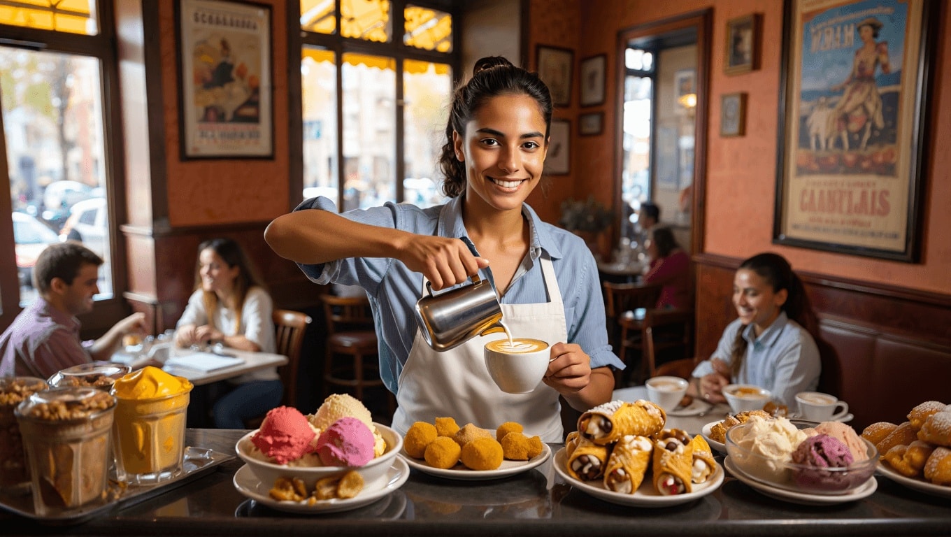 Abre una nueva cafetería italiana en Zaragoza: "Café, helados y clásicos salados que saben a Sicilia"