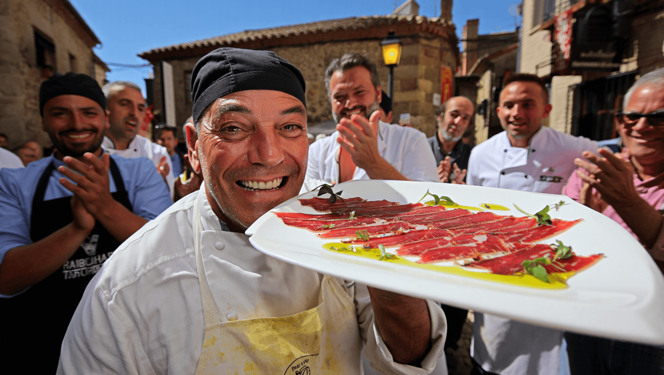 Esta es la mejor tapa de Jamón de Teruel: se puede comer en un pueblo con encanto
