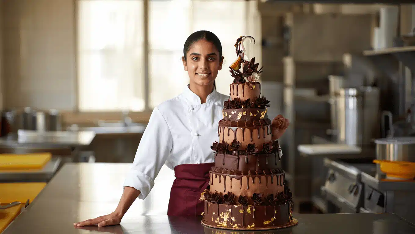 La marroquí Chayma Boutkabout, l'Atelier Barcelona, la mejor tarta de chocolate del mundo