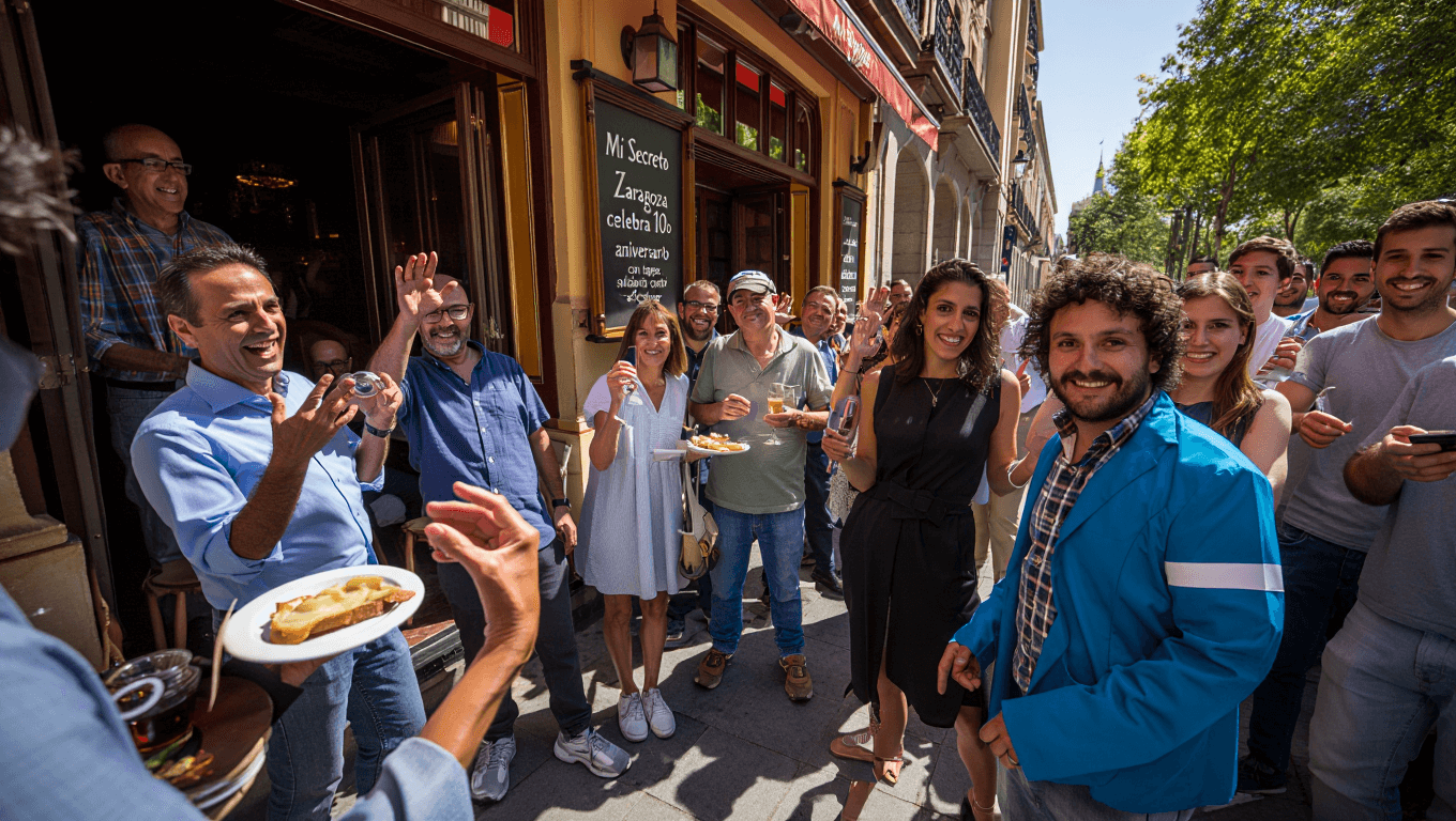 Mi Secreto celebra en Zaragoza su décimo aniversario con un tapeo solidario contra el cáncer