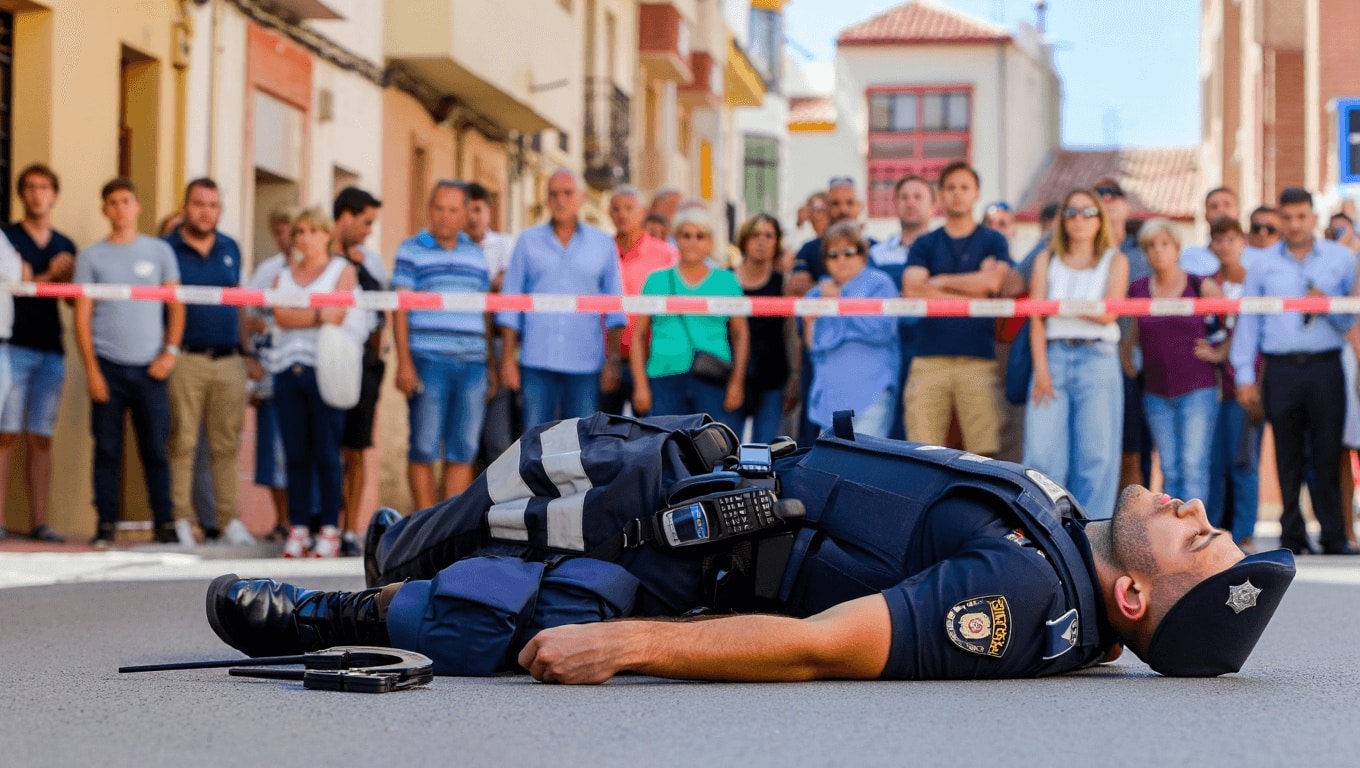 Police officer shot dead in middle of street in Spain by his father-in-law