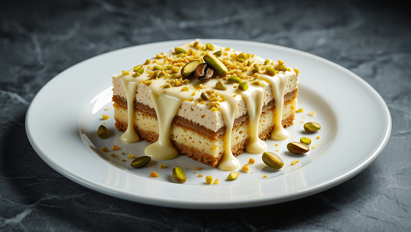Tiramisú de pistacho: la alternativa saludable al tradicional postre italiano
