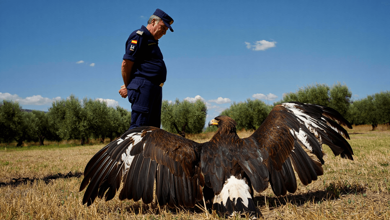 Farm security guard arrested in Toledo for shooting endangered Spanish imperial eagle