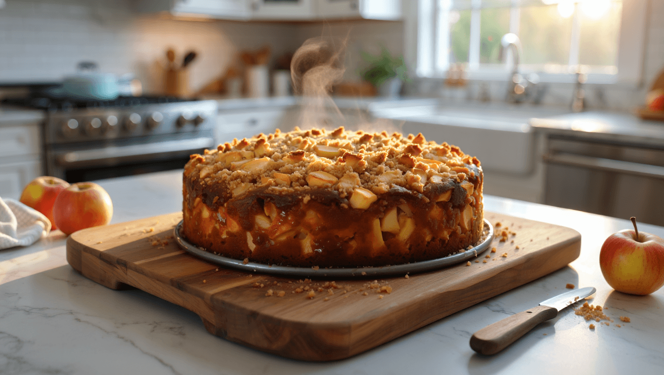 El bizcocho de manzana más sabroso y fácil de hacer en casa