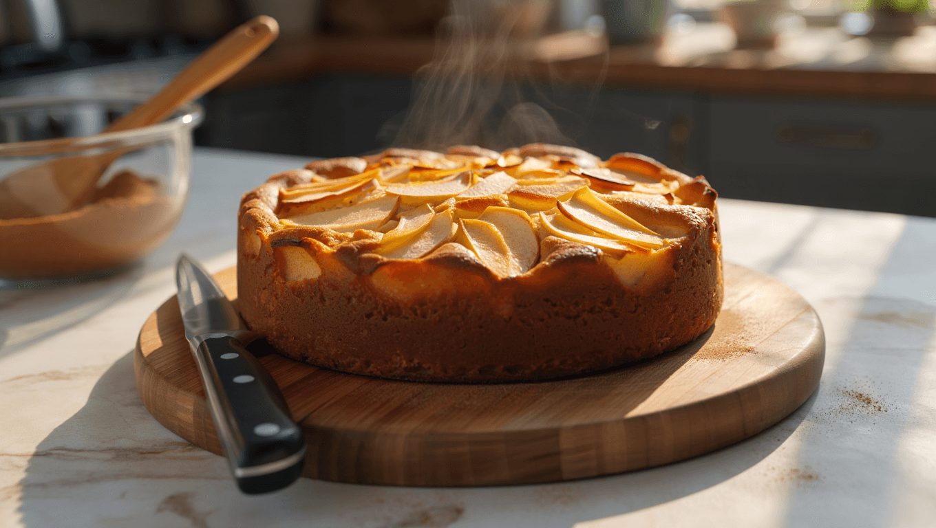 El bizcocho de manzana más fácil y sabroso para hacer en casa