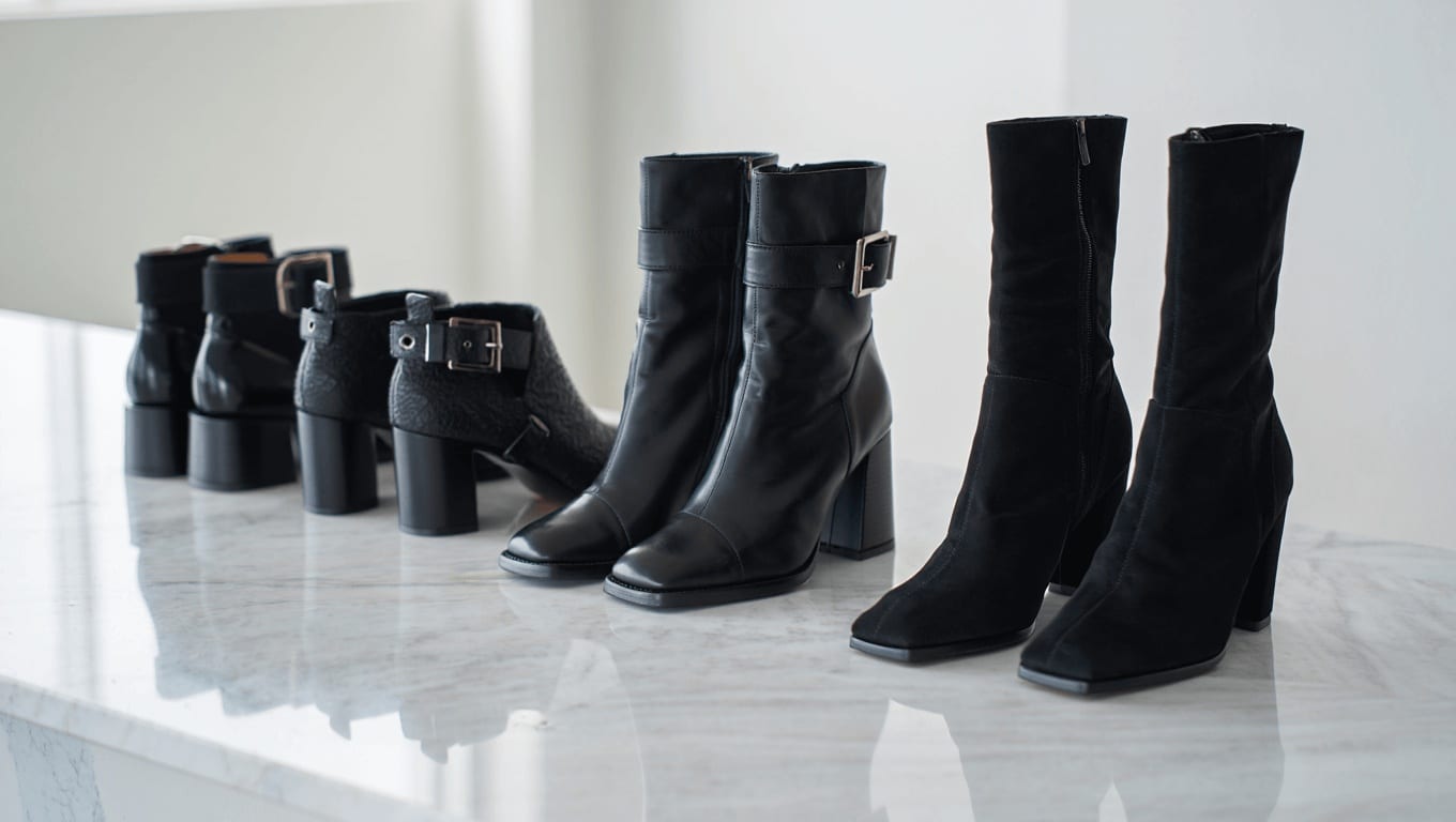 Cinco botas negras con tacón cuadrada que pondrás en la cesta hasta el Black Friday