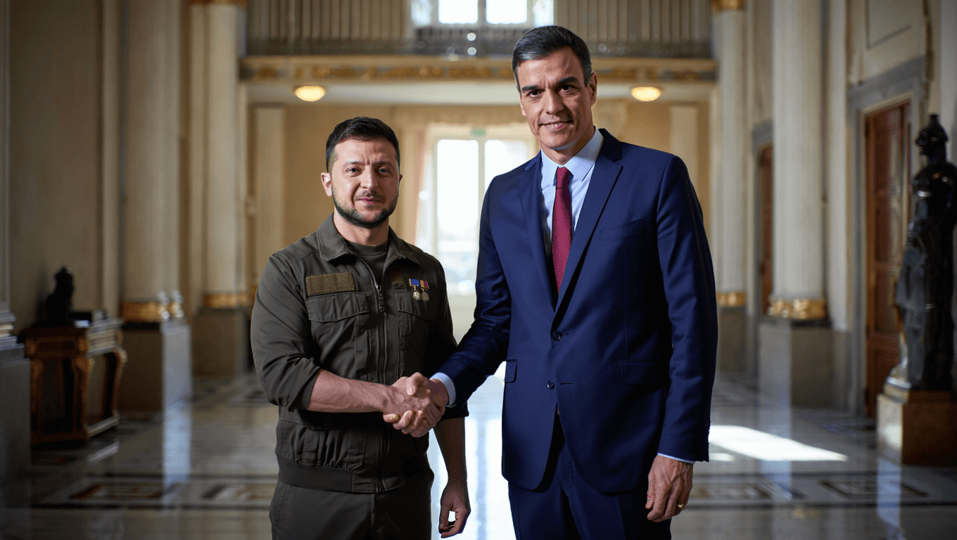Spain pledges support for Ukraine 'until the end' with 615 million euros in military aid and 200m for reconstruction