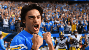Iker Sagasti vibra con el touchdown tardío de McConkey: "¡Qué bueno!"