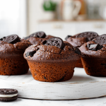Cómo preparar muffins de chocolate y galletas Oreo: la receta para que te queden esponjosos