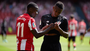 Nico Williams arropa la timidez de Selton Sued con un gesto y una predicción en el Athletic: "Algún día"