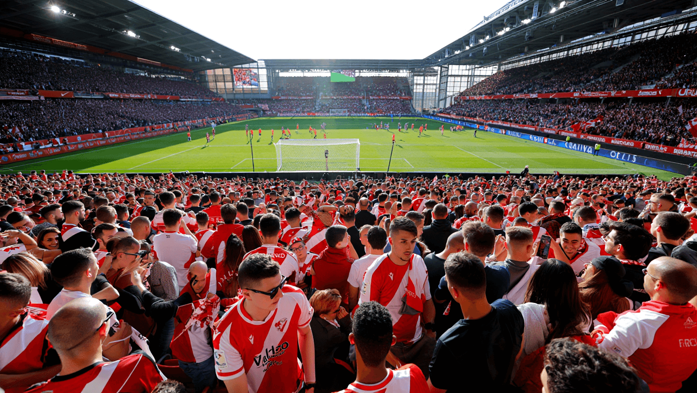 La afición del Rayo inundará Bratislava: casi 2.000 vallecanos pese a un nuevo problema con las entradas
