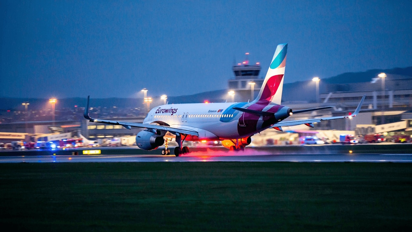 German plane makes emergency landing in Bilbao after elderly passenger dies mid-flight