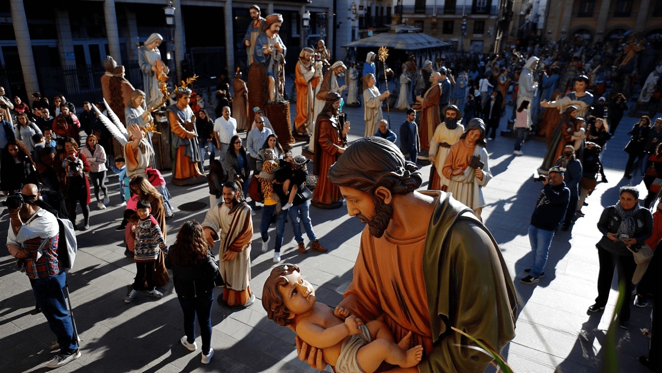 The world's largest Nativity scene is in Spain