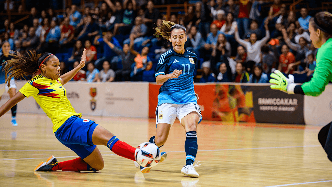 Rossi lidera con dos goles la clasificación de Argentina a semifinales ante Colombia (4-1)