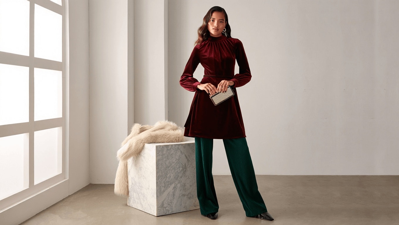 Las novedades de Stradivarius de la semana: pantalones de pana, vestidos de cuello alto y bolsos de fiesta