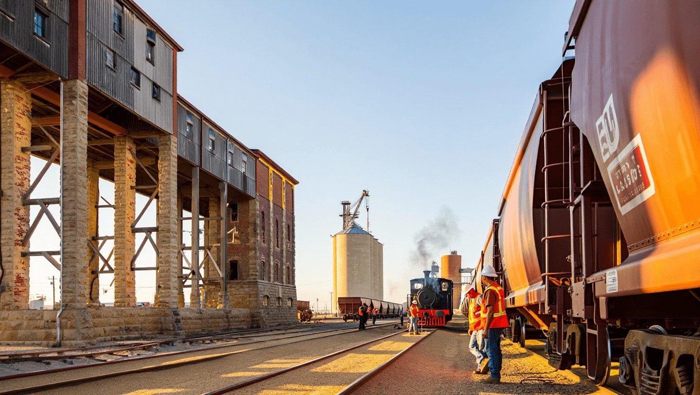 Family business revives railway for transport of cereals between Salamanca and Portugal: 'As kids, we used stations that no longer operate'