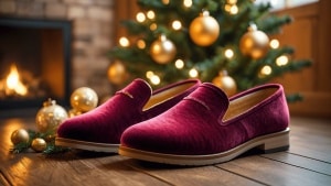 Si huyes de los tacones en Navidad, apunta estas zapatillas de terciopelo