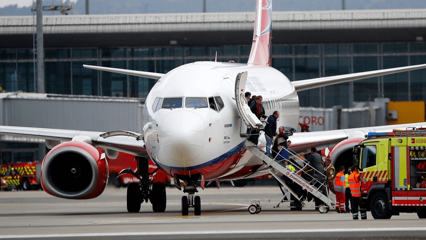 Plane makes emergency landing in Barcelona following threat made on board