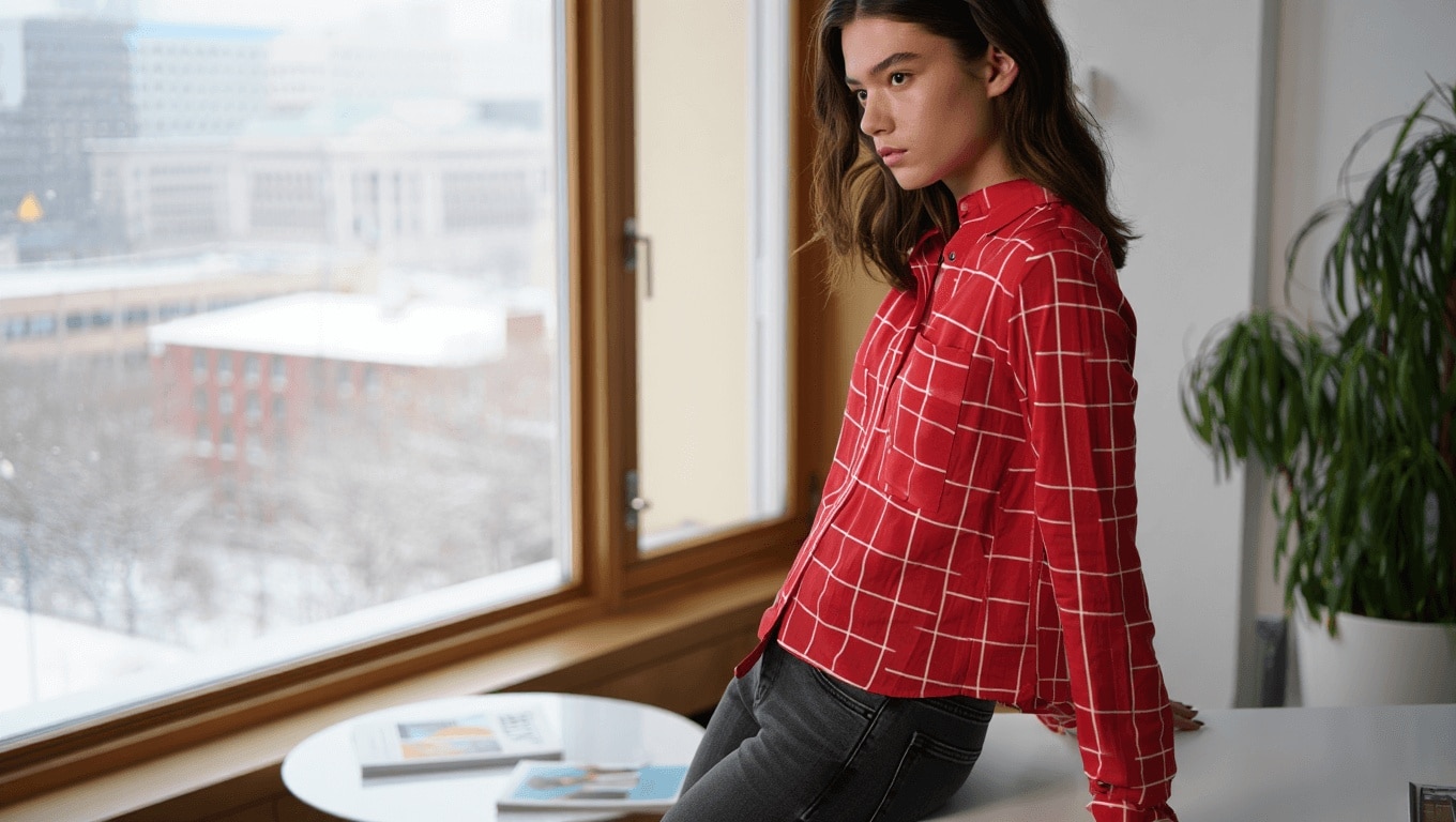 Dile adiós a las camisas blancas: este invierno apuesta por los diseños con estampado vichy