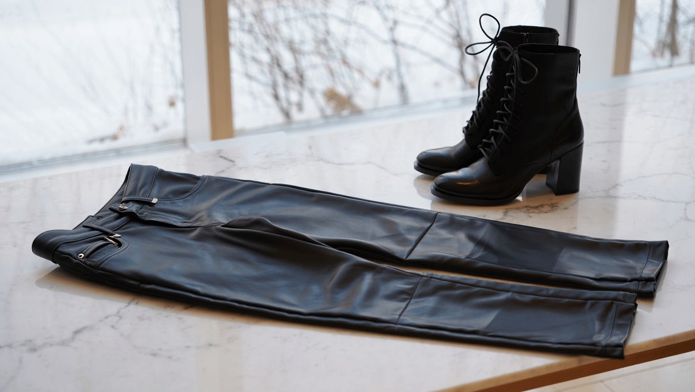 Los pantalones de piel que tienes que incluir en tu armario de invierno
