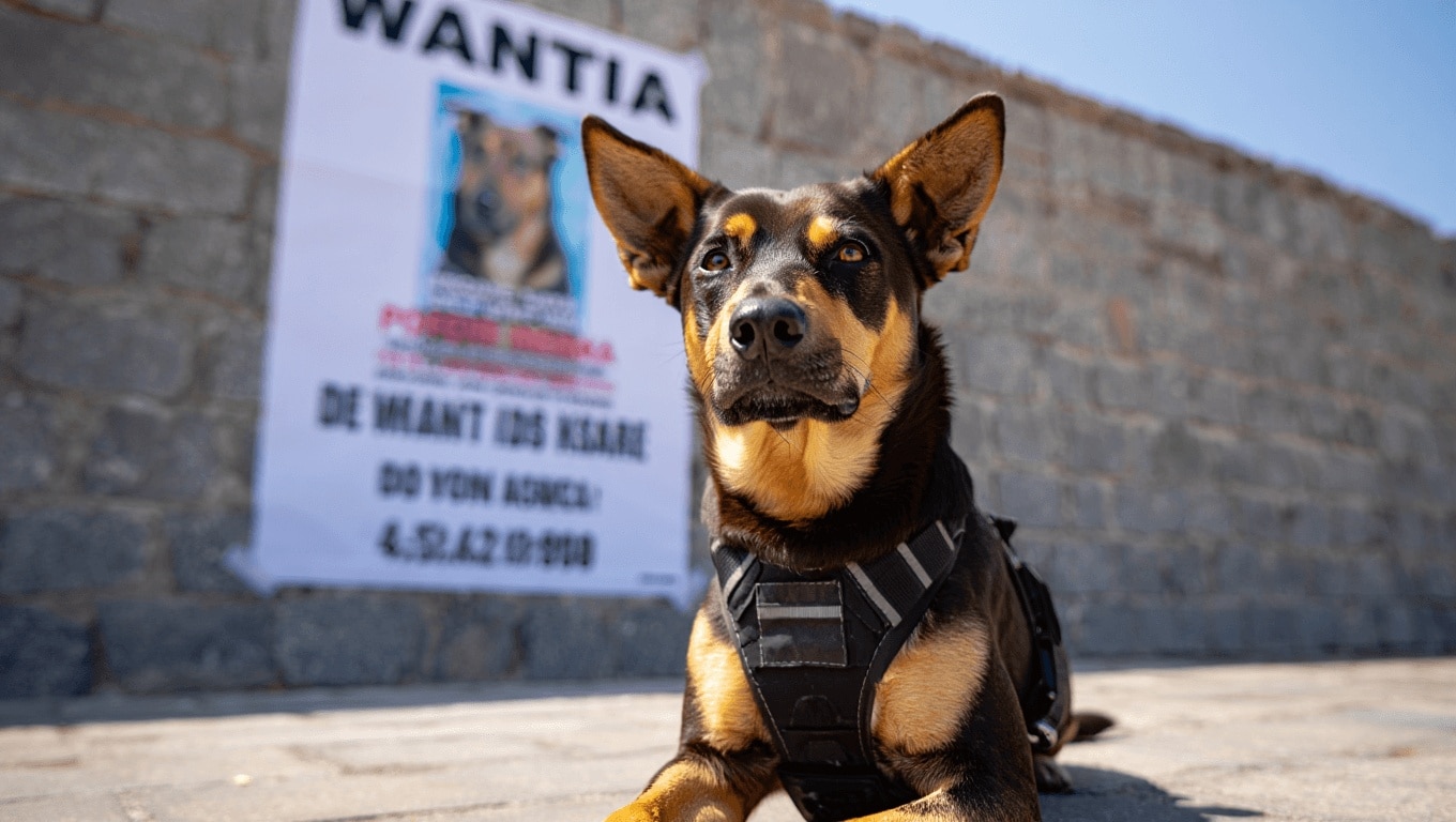 Este perro es tan bueno en su trabajo que un cártel colombiano le ha puesto precio a su cabeza