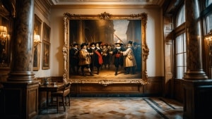 Mucho arte en este hotel de Ámsterdam: Rembrandt pintó aquí La Ronda de Noche, su cuadro más famoso