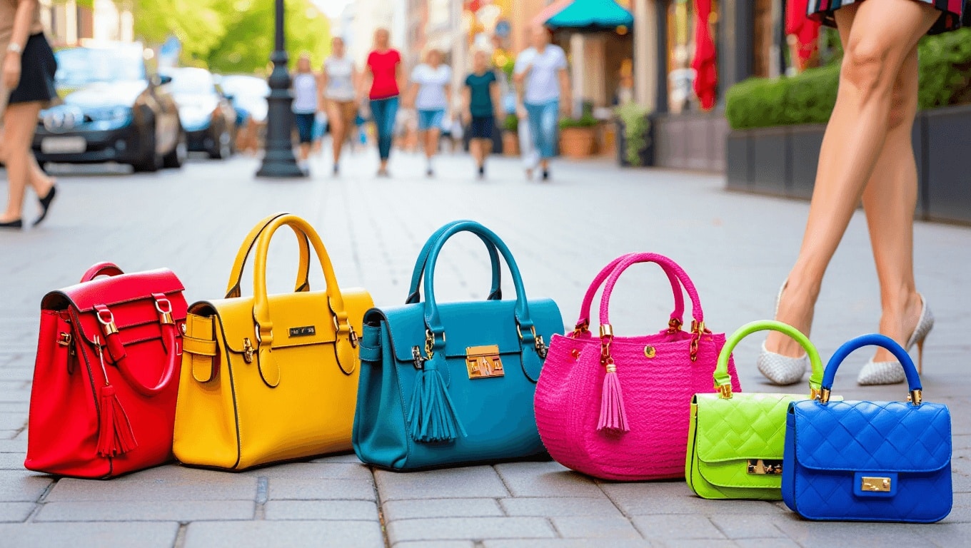 Bolsos de colores, el truco de estilo que arrasa en el street style para marcar la diferencia en un look