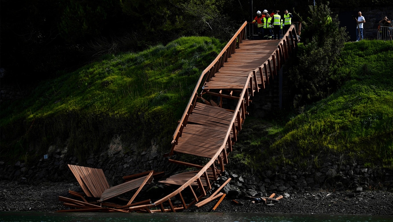 No answers to bridge collapse that killed six in Santander