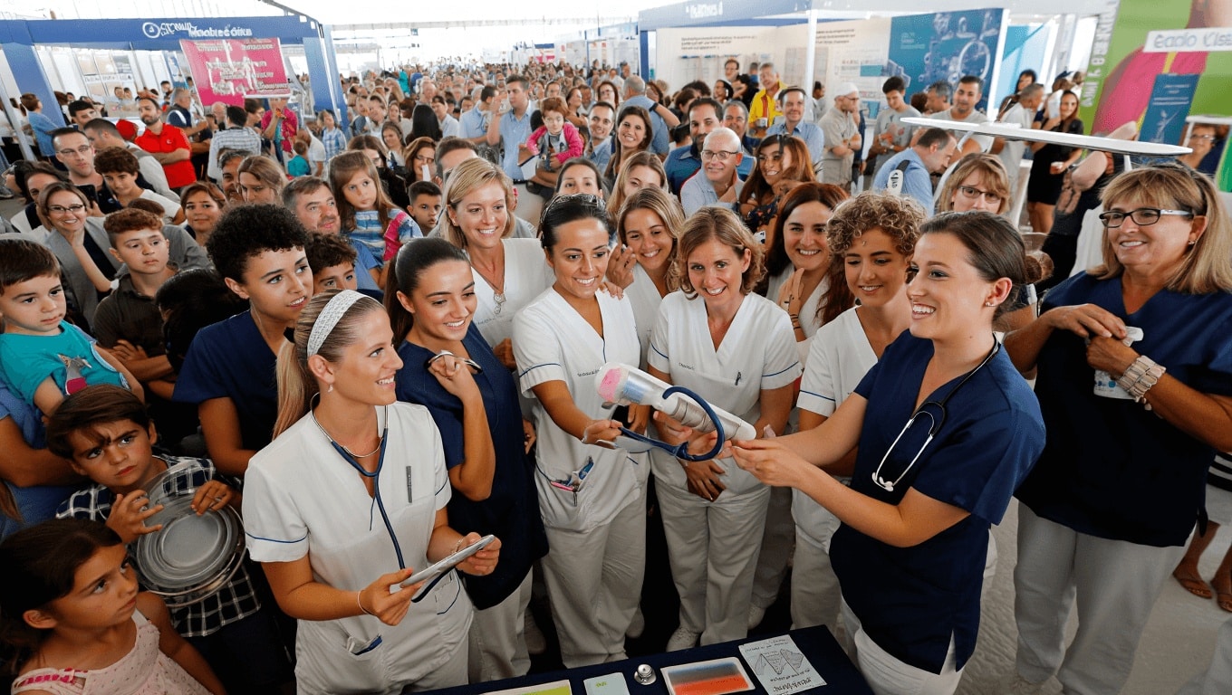 Las enfermeras llevan la ciencia del cuidado a la feria Madrid es Ciencia 2026