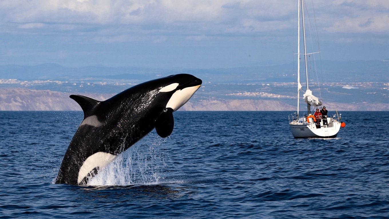 Orca encounters drop 80% in the Strait of Gibraltar, but Spain's northern coast is now active