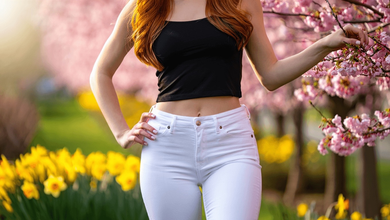 Los vaqueros blancos vuelven y estos son los que más estilizan esta primavera