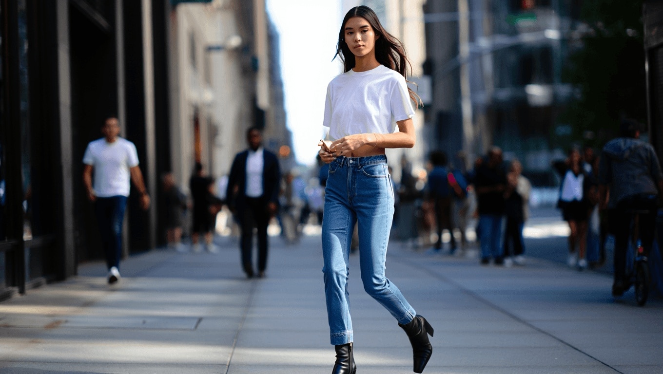 Vaqueros de tubo de estufa, la tendencia denim de la que hablan todas