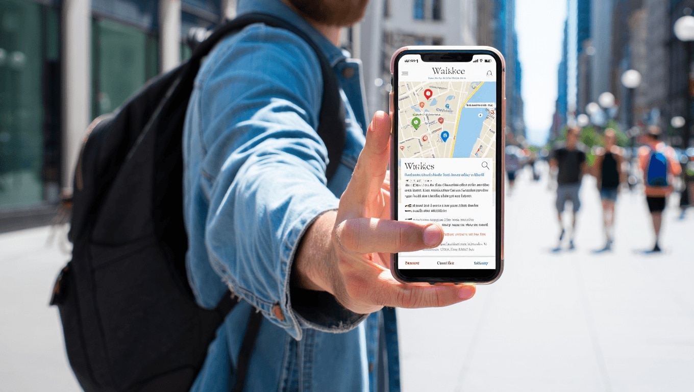 Nadie conoce esta función de Wikipedia y a veces es más útil que Google Maps