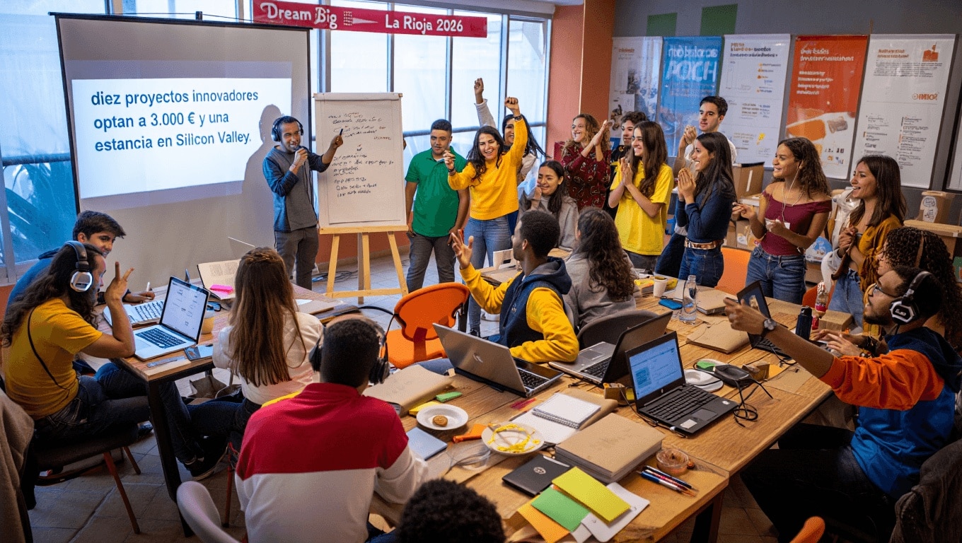 «Dream Big La Rioja 2026»: diez proyectos innovadores optan a 3.000 euros en premios y una estancia en Sillicon Valley