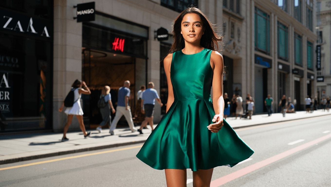 El vestido satinado vuelve: nuestros favoritos de Zara, Mango, H&amp;M y más