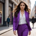 El púrpura está de moda: seis básicos que añadirán un toque de color a tus looks sencillos