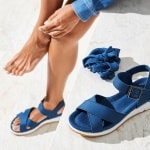 Zapatos con tejido denim, el calzado de verano que va a arrasar esta temporada