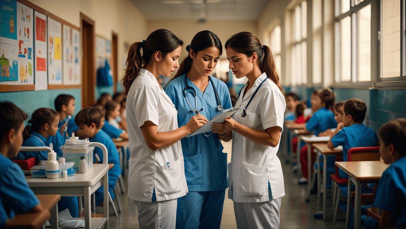 Las enfermeras escolares de Cádiz realizan 19.000 intervenciones durante el curso