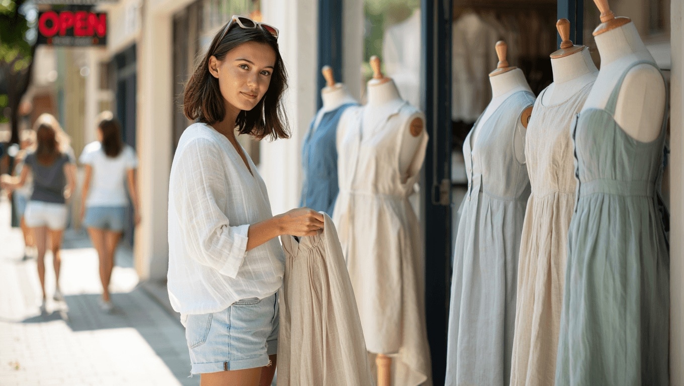 Los encontré: mis vestidos de lino favoritos del verano