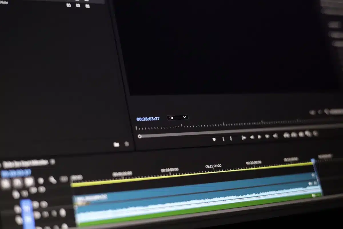 Interfaz de edición de vídeo en Instagram mostrando clips y opciones de montaje