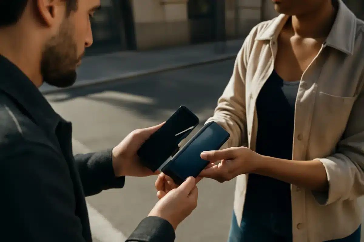 Tocar para compartir: qué es y cómo funciona en Android — En esencia, Tap to Share permite transferir contactos, fotos, vídeos y otros archivos simplemente acercando la parte superior de dos teléfonos Android. Al aproximar ambos dispositivos se establece un emparejamiento
