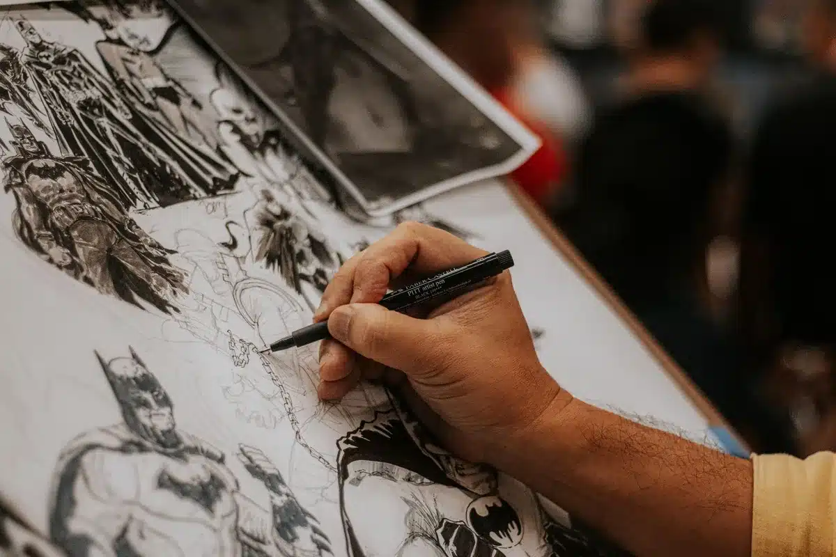 Arte conceptual y desarrollo creativo de personajes de superhéroes para series de televisión