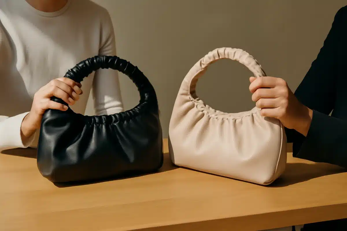 Bolsos con frunces: lujo accesible que eleva tus básicos este otoño