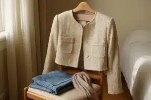Vaquero básico: truco de estilistas para elevarlo en segundos con chaqueta histórica