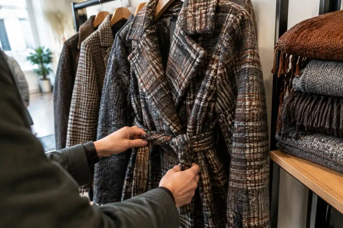 Abrigos de cuadros otoño: los más elegantes y atemporales