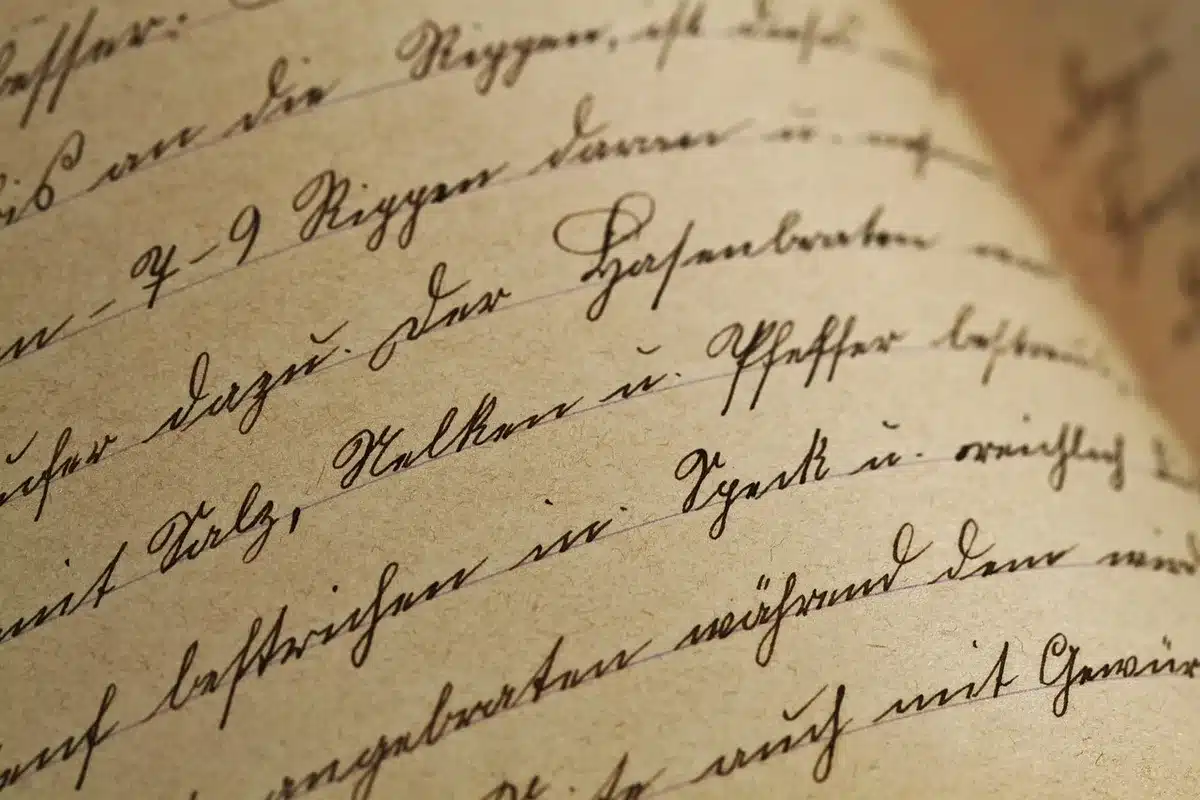 Manos enviando archivos desde un portátil con documentos judiciales